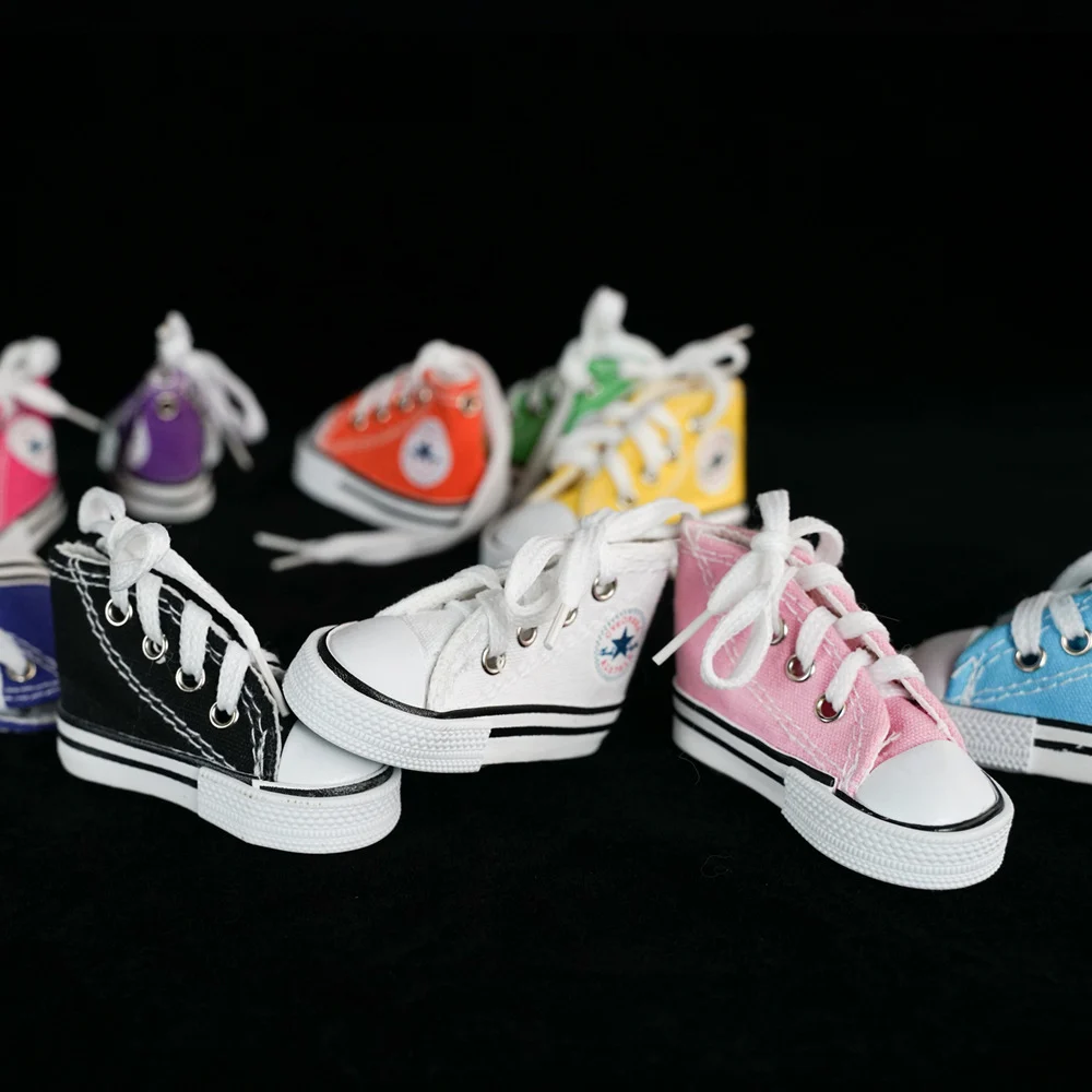 Mini Motorcycle Bicycle Canvas Shape Shoe