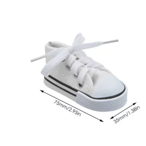 Mini Motorcycle Bicycle Canvas Shape Shoe