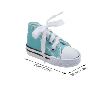Mini Motorcycle Bicycle Canvas Shape Shoe