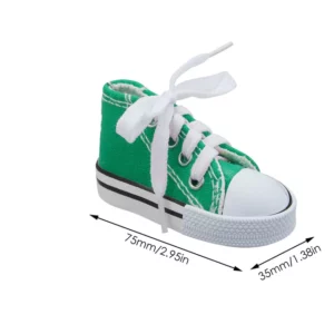 Mini Motorcycle Bicycle Canvas Shape Shoe
