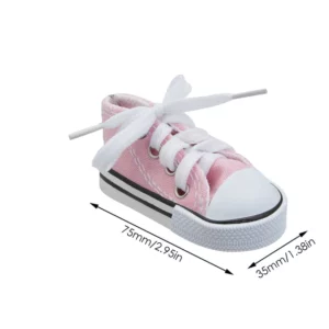 Mini Motorcycle Bicycle Canvas Shape Shoe
