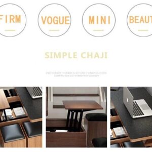 Minimalist Rectangle Coffee Table Liftable