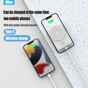 Mintsincerely Large Capacity Portable Wireless VERSA Power Bank