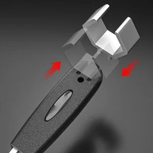 Specification: Material: aluminum alloy + ABS Dimensions: total length 270mm/10.62in, handle length 110mm/4.33in, maximum opening 80mm/3.14in