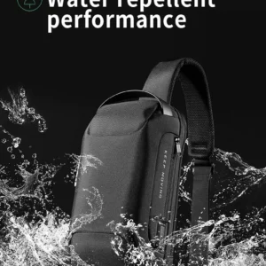New Carbon Fiber Streamline Anti-Theft Sling Bag