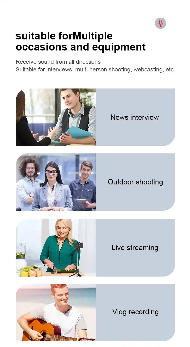 New Wireless Lavalier Microphone