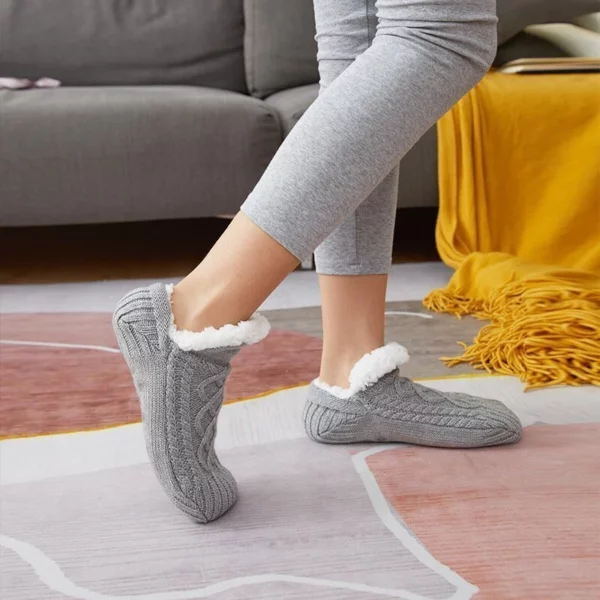 Neie Woven A Samt Indoor Socken Slippers