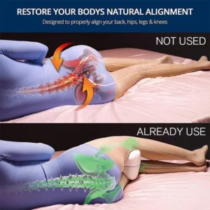 Orthopedic Side Sleeping Knee Pillow for Sciatica Relief