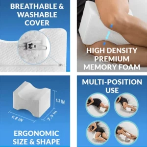 Orthopedic Side Sleeping Knee Pillow for Sciatica Relief