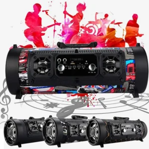 Portable High-power Music Barrel Bluetooth Speaker