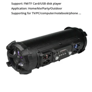Portable High-power Music Barrel Bluetooth Speaker