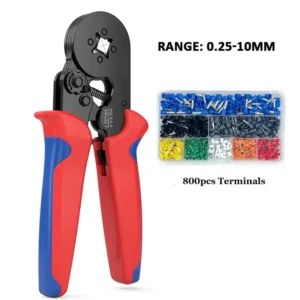 Ratchet Tubular Terminal Wire Crimpers Set