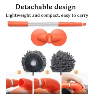 Retractable Double Layer Car Wash Brush