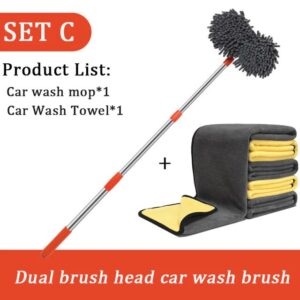 Retractable Double Layer Car Wash Brush