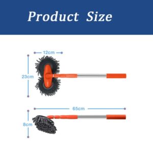 Retractable Double Layer Car Wash Brush