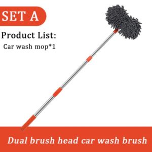 Retractable Double Layer Car Wash Brush