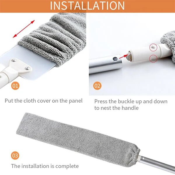 Retractable Gap Dust Cleaner