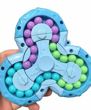 Rotating Magic Beans Gyro Magic Cube Fidget Toys Adults Kids Fingertip Stress Relief Spin Bead Puzzles Children Education Game