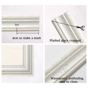 Self-Adhesive Environmental Protection 3D Wall Edging Strip