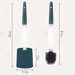 Silicone Cleaner Spray Toilet Bowl Brush