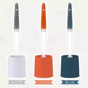 Silicone Cleaner Spray Toilet Bowl Brush