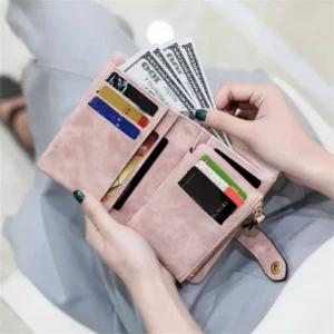Alternative view of Small Trifold Leather Wallet For Women
