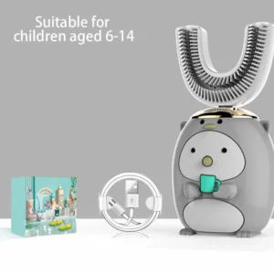 Smart 360 Degree U-Shaped Childrens Electric Toothbrush