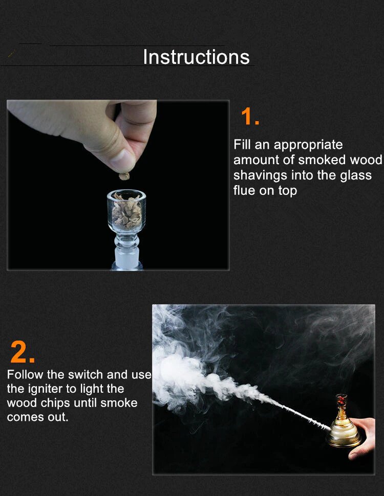 Smoke Gun Kit for Making Bubble Cocktail