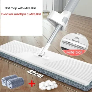 Squeeze Flat Mop Hand Free Washing