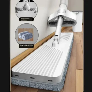 Squeeze Flat Mop Hand Free Washing
