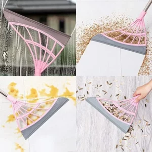 Squeeze Silicone Broom Sweeping Water and Pet Hair