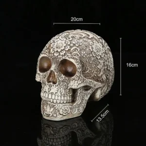 Terrifying Human Skull Fire Pit