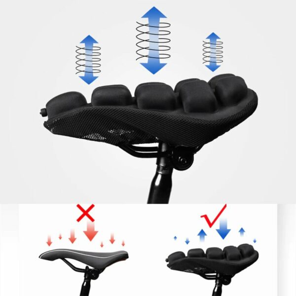 The Revolutionary 3D Air Bag Bicycle Seat Cushion Incredibly Versatile