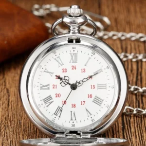 To My Son Quartz Pocket Chain Watch