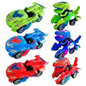 Transforming Dinosaur LED Car