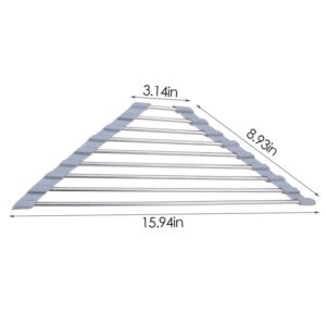 Roll Up Triangular Dish Drying Rack