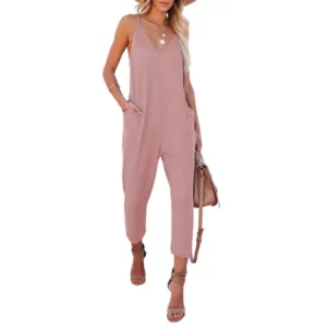 WIDE LEG JUMPSUIT WITH POCKETS