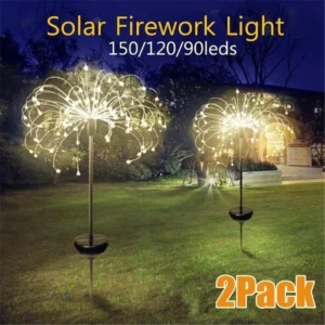 Waterproof Solar Garden Fireworks Lights