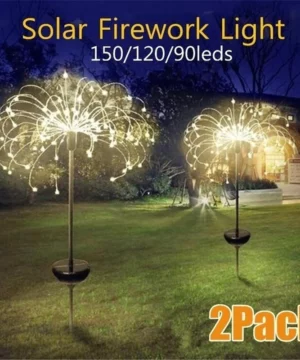 Waterproof Solar Garden Fireworks Lights