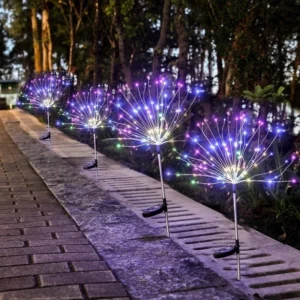 Waterproof Solar Garden Fireworks Lights