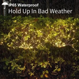 Waterproof Solar Garden Fireworks Lights