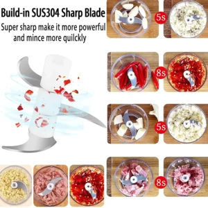Wireless Mini Electric Food Processor