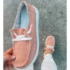 Women’s Canvas Lace-Up Loafers