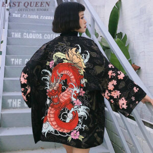 Női kimonó utcai divat