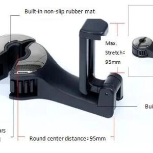 2 In 1 Car Seat Hooks For Purses And Bags With Phone Holder