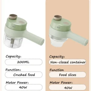 4 in 1 Handheld Electric Vegetable Slicer Set