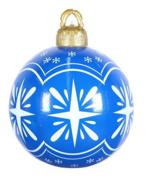 60CM Outdoor Christmas PVC inflatable Decorated Ball