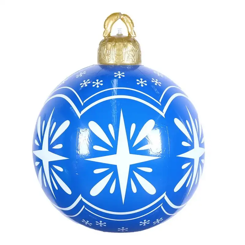 60CM Outdoor Christmas PVC inflatable Decorated Ball