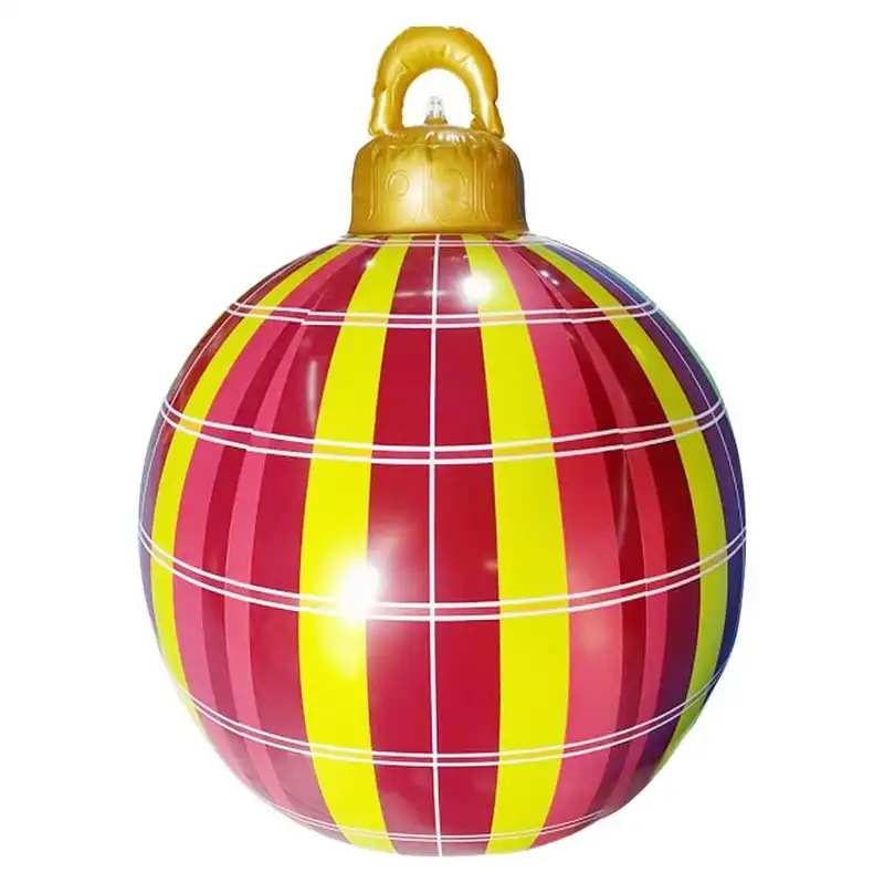 60CM Outdoor Christmas PVC inflatable Decorated Ball