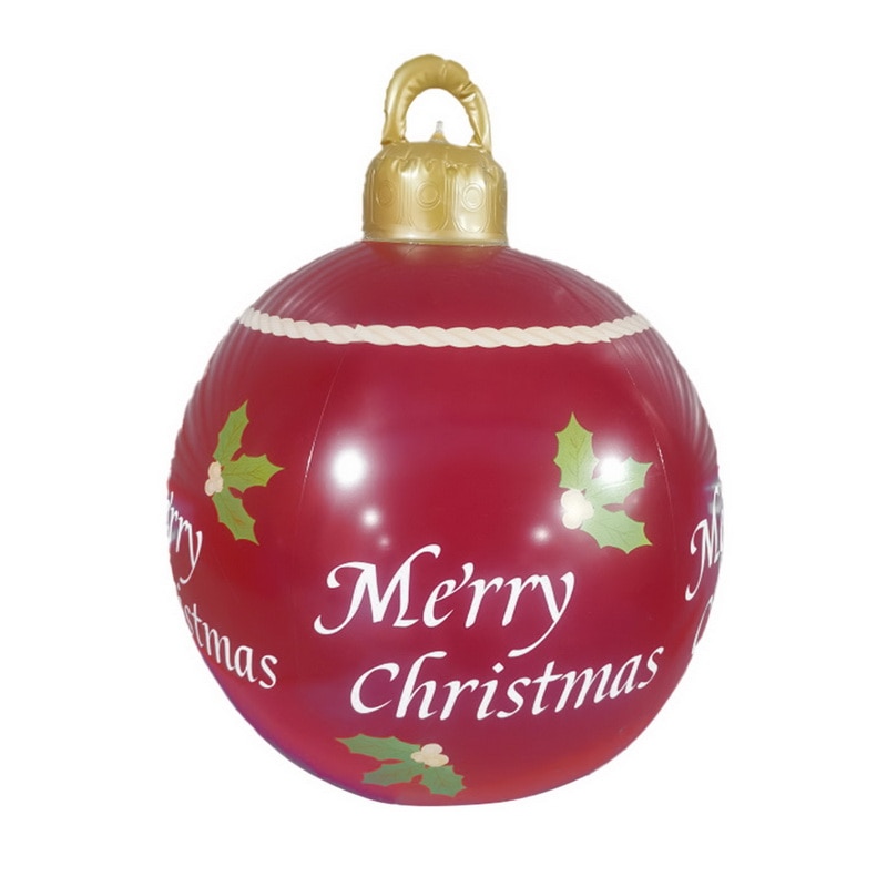 60CM Outdoor Christmas PVC inflatable Decorated Ball